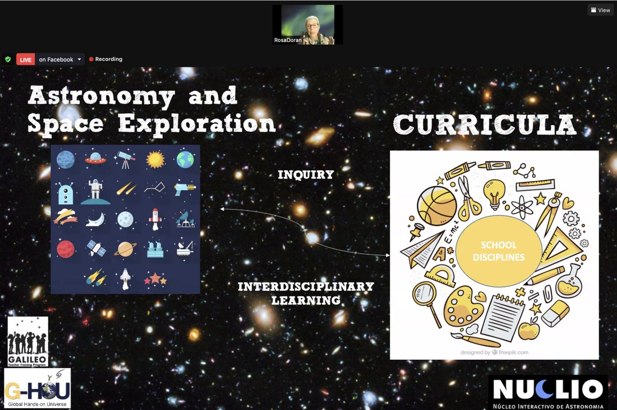 nuclio_pt's tweet photo. 🔭 August 24 - #GHOU2021
"Innovation and Inclusion in Astronomy Education" with Rosa Doran @nuclio_pt 
#ourspace  #Reflecting4Change  #InSTEAM #GSO4School #frontiersproject   #DiSTARS #polarstarproject #OpenTeachproject #Assess_Project #LaScil https://t.co/KdCIBpPv7l