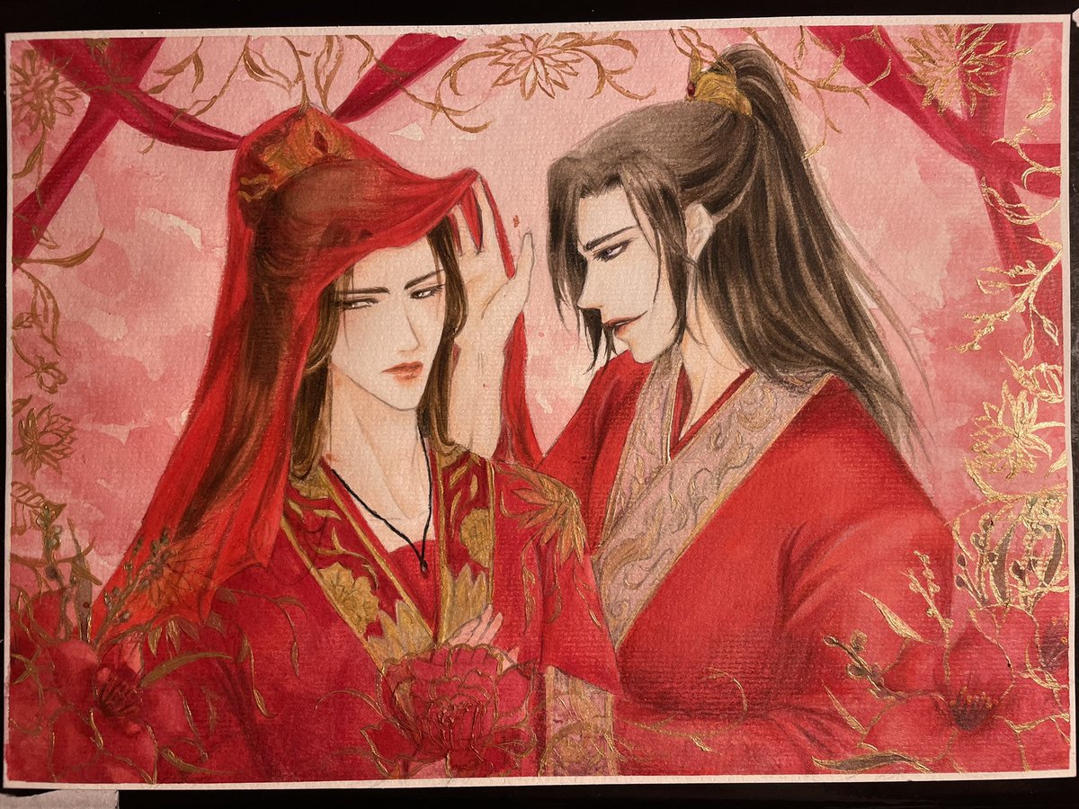 kat07's tweet photo. Ranwan wedding ❤️
Not me crying while drawing, bc I was listening to 2ha soundtrack 🥲
#ranwan #MoRan #chuwanning #2ha #hyx #HYXwhen https://t.co/FKN2QeeB9q