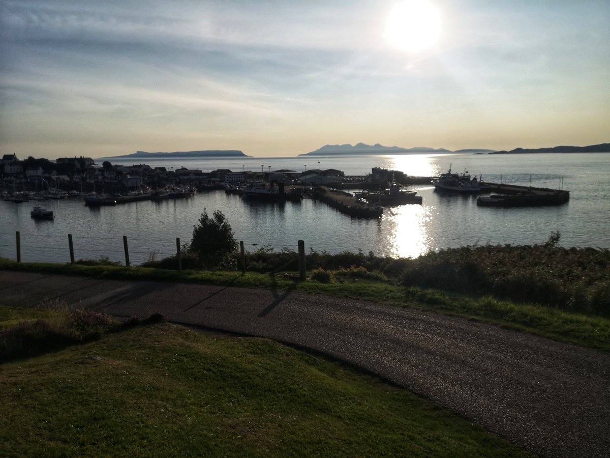 Great Station visit to Mallaig tonight and has to be the best view from a Fire Station ever. #highlandlife #Mallaig #SkyeandRhum.