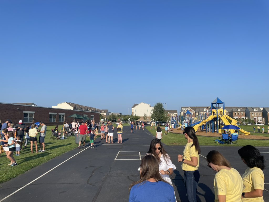 Back to School picnic at Weller!  So excited to see our Pride back together. #bettertogether
