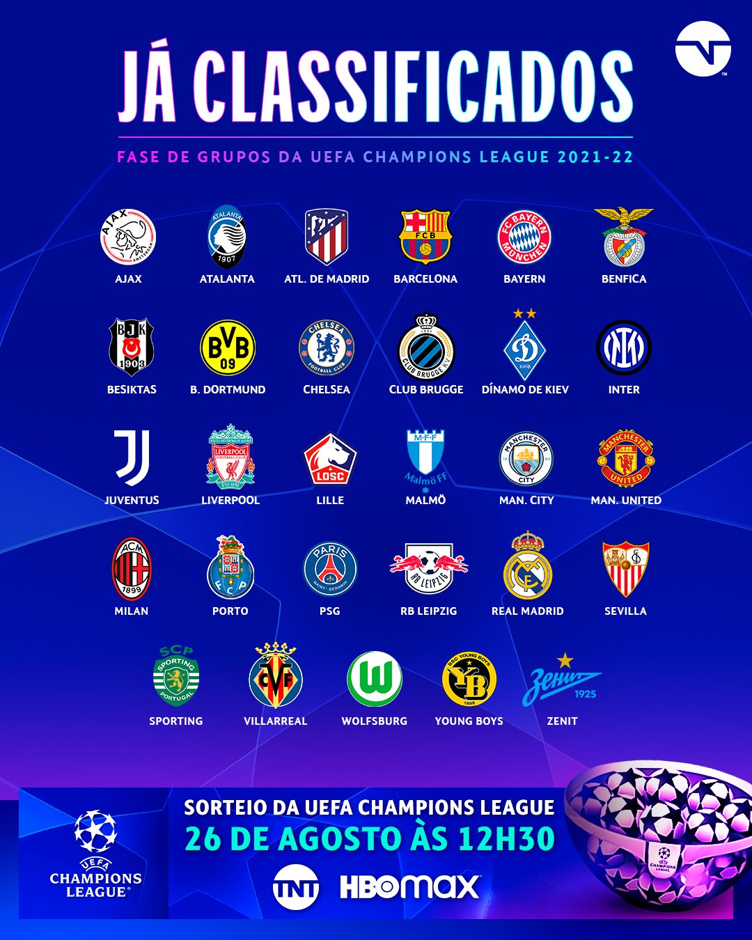 HOJE TEM MAIS UEFA Champions League! - TNT Sports Brasil