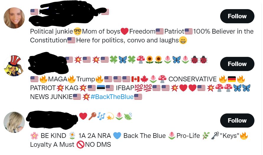 YesNoMaybeSorta's tweet image. why do trump supporters always have the goofiest emoji usage? who started this trend and how do we end it?
