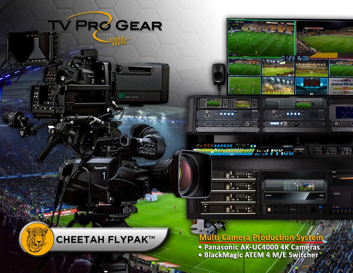 TVProGear's tweet photo. TV Pro Gears newest brochure for our Black Magic ATEM switcher flypack, with Panasonic cameras. Available for purchase or rental. #flypack, #tvprogear, #blackmagicdesign, #Panasonic, #fujinon, #behringer, #sennheiser, #blackmagicdesign, #productionservices, #liveproduction https://t.co/SvNYWyHeiA