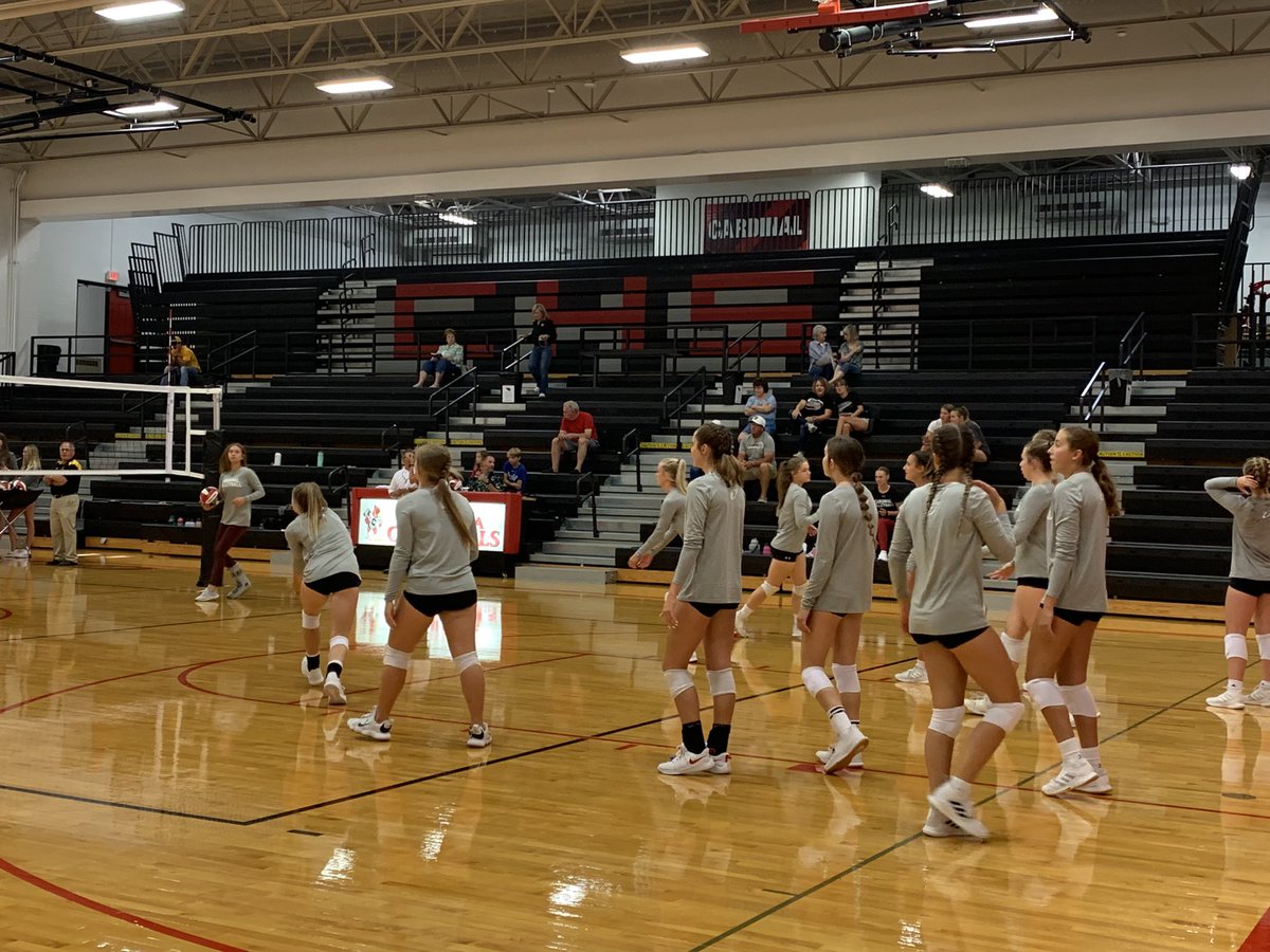 bryanr_clark's tweet photo. Volleyball season and the 2021/2022 athletic year are underway!

In Clarinda as the Cardinals begin the Jess Doyle coaching era with a triangular against Lenox and Stanton. https://t.co/m2JdtC7aX4