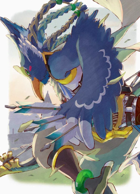 リーバル さま～🐦
#ゼルダの伝説  #Zelda #BOTW 