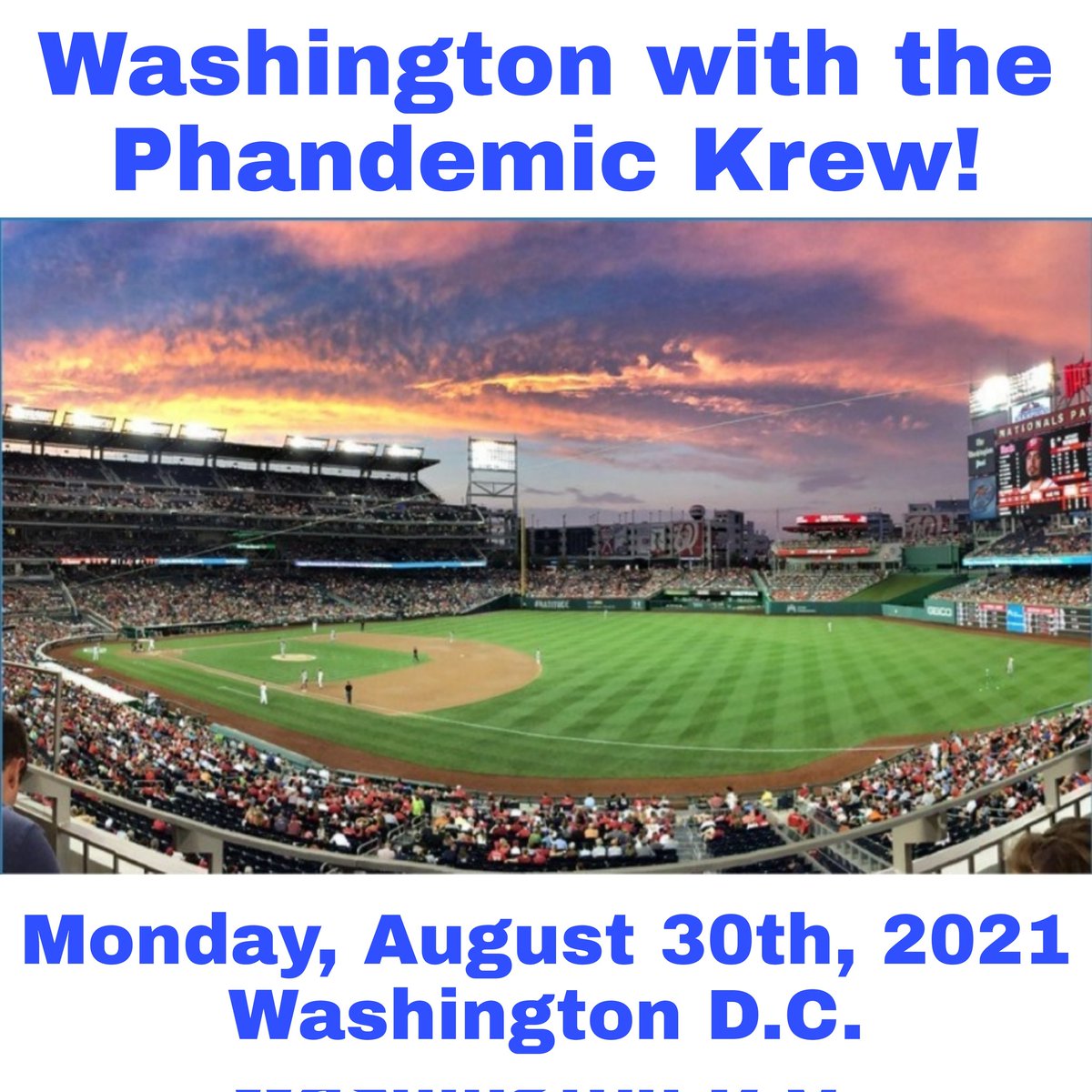 Our good friend's <a href="/PhandemicKrew/">The Phandemic Krew</a> and @PhlySportsTrips are teaming up for an awesome bus trip down to D.C. on August 30th! 

Ticket, tailgate and transportation all included! This is an all-inclusive event that Phillies’s fans of all ages will enjoy.
 phillysportstrips.com/trips/washingt…