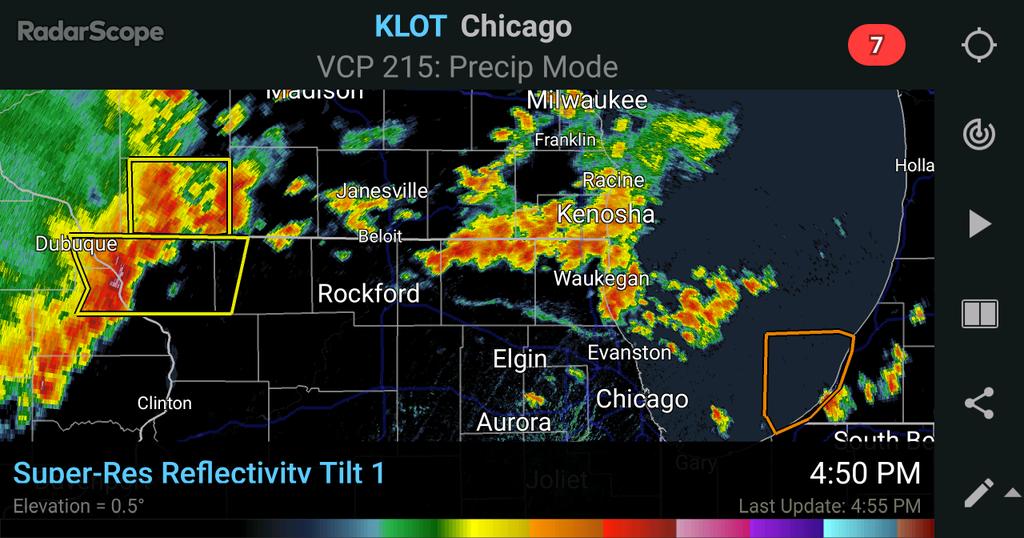 In this very hot and humid air mass, thunderstorms are starting to fire in northern counties of the metro area, but more are developing far to the west.  Some of there storms likely to become strong to severe.  Stay alert this evening and with <a href="/nbcchicago/">NBC Chicago</a>