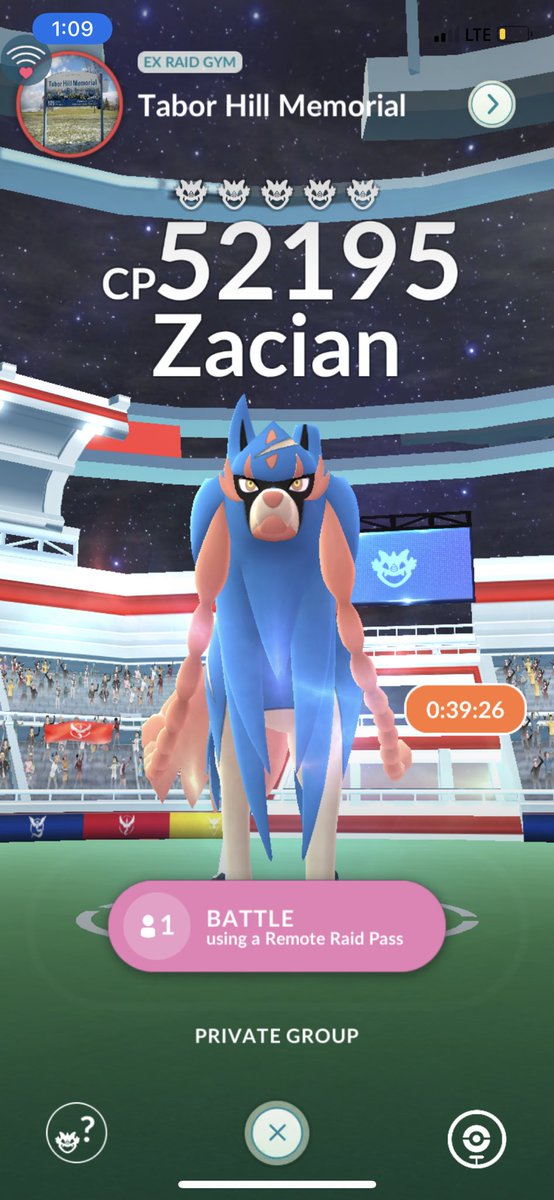 ourwolfpackfam's tweet photo. Zacian Raid right now!! 
Must be online! Add us
➡️ 9388 9941 6670 
➡️ 9128 3339 9523
 #PokemonGoRaids 
#PokemonGo #PokemonGORaid #PokemonGoRaid #Pokemongo https://t.co/weGM97K3Zl