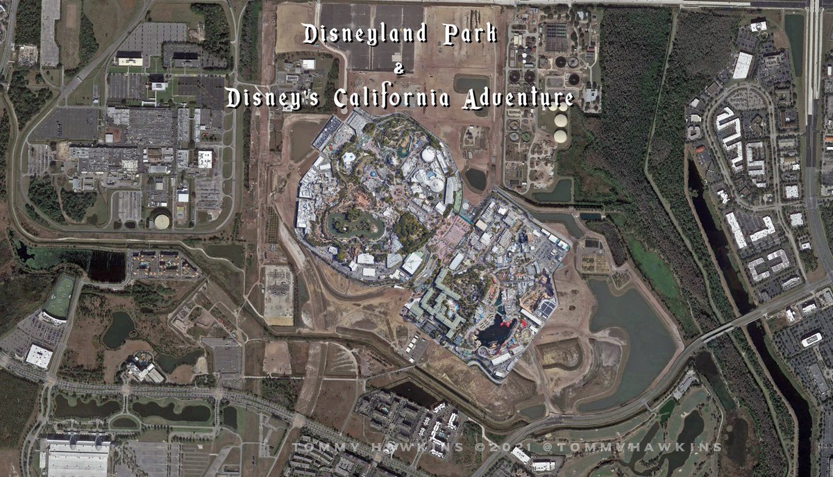 By special Request, here is the Disneyland Resort placed into  #EpicUniverse . notice here theres room for a whole other Disneyland park in that bottom cornerIll go hide now before the West Coaster APs say ive desecrated their precious park or something