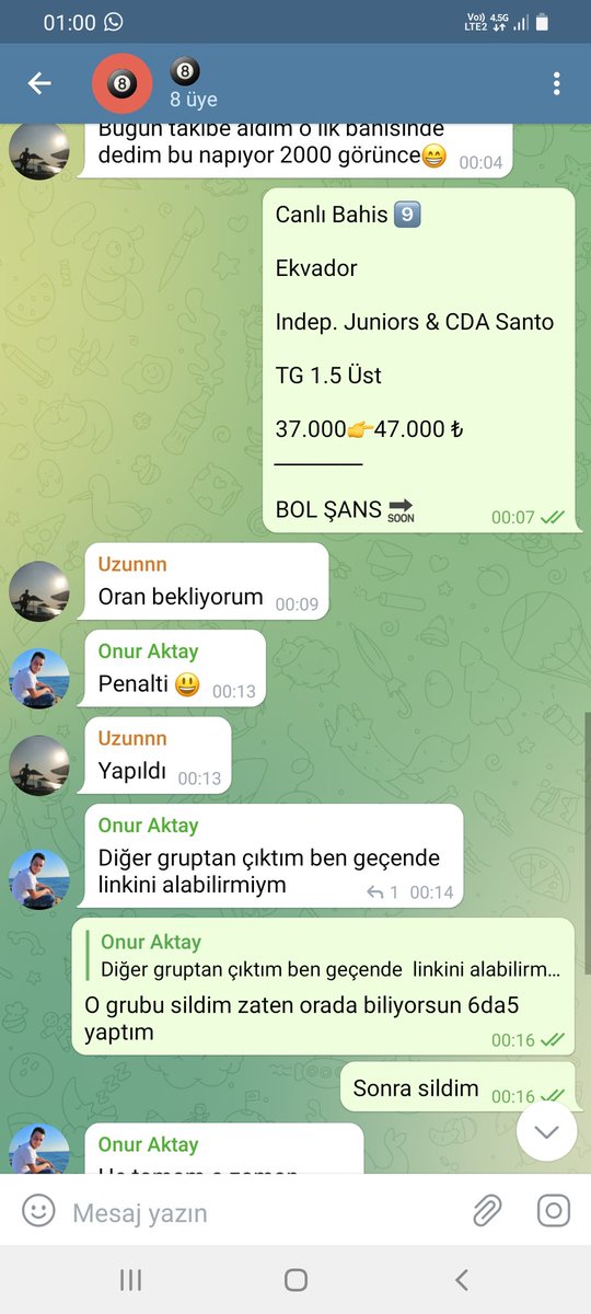 9/9 Oldu.... DM İle Ulasanlara Bahis Konusunda Sürprizlerim Olacak 😉

t.me/joinchat/0JjKL…

#canlıbahis #rolling  #futbol  #iddaa  #nesine #livebet #spor