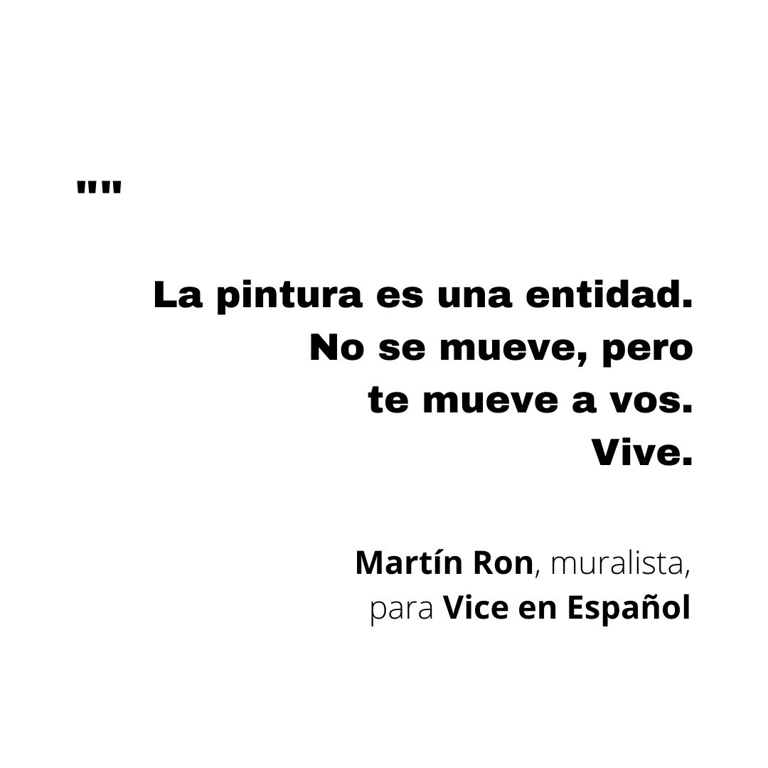 📸✍️Pude conocer el taller de <a href="/martinronmural/">Martín Ron</a>, entrevistarlo y retratarlo para <a href="/VICEenEspanol/">VICE en Español</a>:

🗨️ "Cuando te sacás la foto con el mural, le estás dando vida a esa fantasía". 

🔗 Acá pueden leer y ver más: vice.com/es/article/z3x…
🔥La fotografía del mural es de Robert Lang.