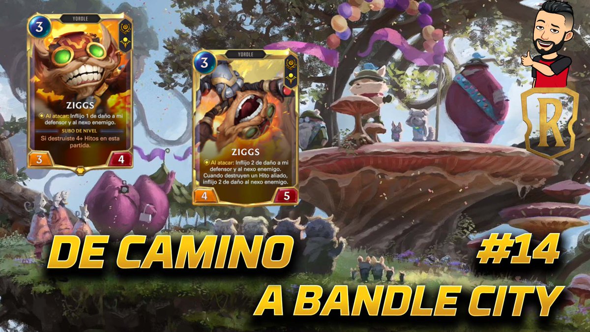 Miguelkcrs_YT's tweet photo. nuevo video de @LoRLATAM presentando un nuevo Campeon con bombas y mas bombas #Ziggs #BandleCity
https://t.co/AGR1frx5kp
@QuemandoMana @eGamersGG
#LoR #LegendsOfRuneterra #PlayRuneterra https://t.co/3yWjZHxy9c