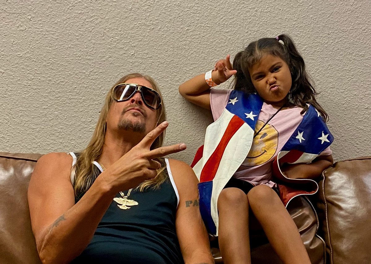 KidRock's tweet photo. On the road again! Wow, I think all who have been to the first few shows, of the only few shows we are doing this year, can testify that our community is of the strongest out there without question. Forget the media, we know the real deal. (cont.) https://t.co/IWsbCGRhlF