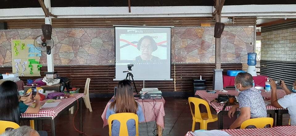 gnwp_gnwp's tweet photo. @MavicCBalleza joined @BalayMindanaw virtually for opening remarks, along with the Mayor of Lianga, Surigao del Sur, Novelita Sarmen. #Monitoring1325 https://t.co/Vzy72dgmIz