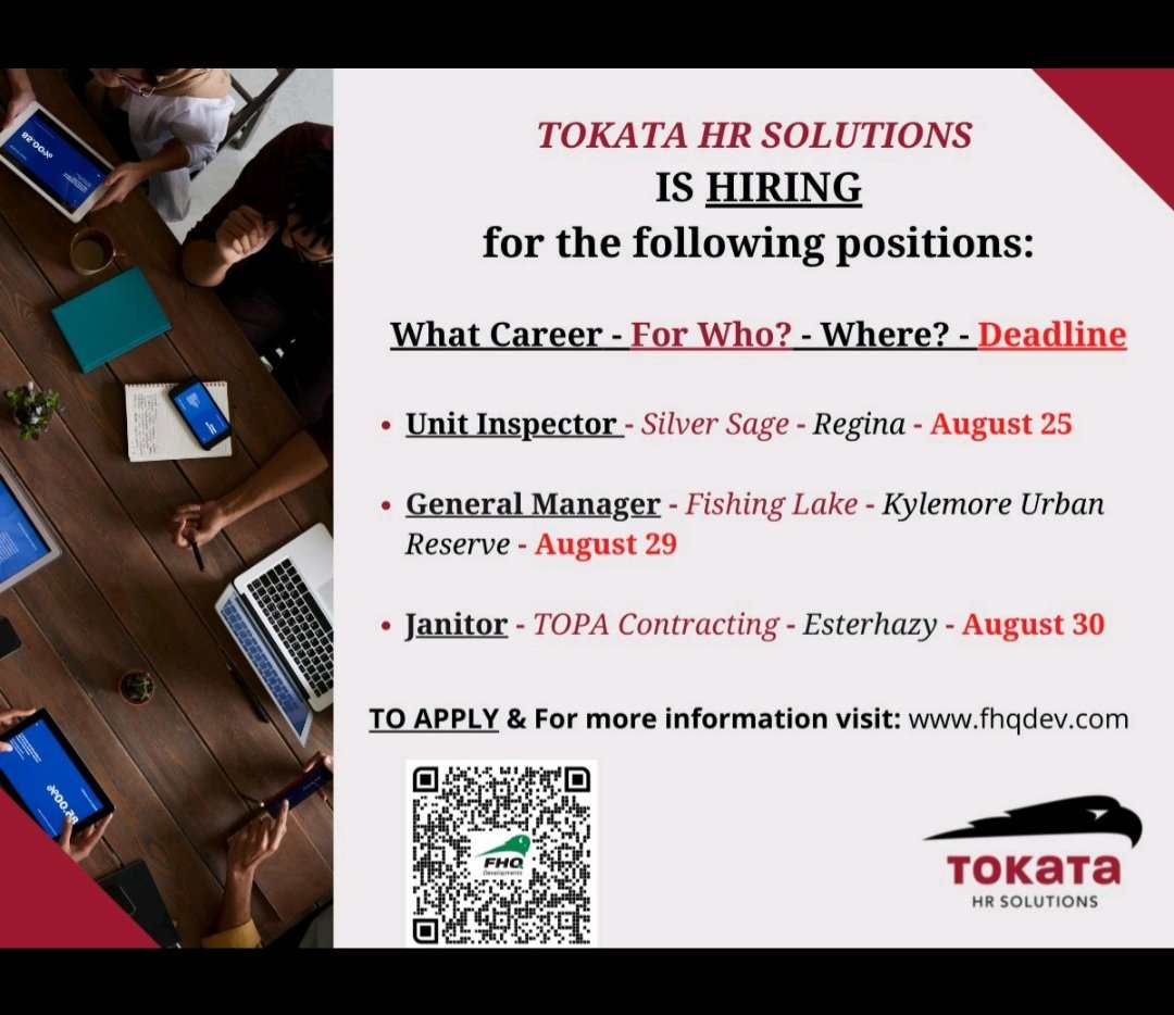 FHQDev's tweet image. FRIENDLY REMINDER 😊 - APPLY BEFORE THE DEADLINES❗
Visit our Careers page to submit your applications before the deadlines. 💻 Applications for these jobs are ONLY accepted through Tokata HR Solutions&apos; online process. 😃
VISIT: fhqdev.com/employment.../…
#TokataHRsolutions #Apply