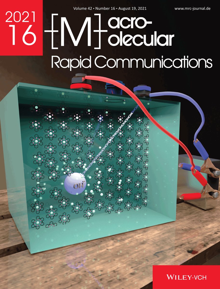WileySTEM's tweet photo. On the cover of #Macromolecular Rapid Commun.: Ligand Valency Effects on the Alkaline Stability of Metallopolymer Anion-Exchange Membranes by Dario R. Dekel, Charles E. Diesendruck &amp; team @TechnionLive

https://t.co/gwJ51DVfLh

#polymers #MRC https://t.co/Cp2cyYAEcY