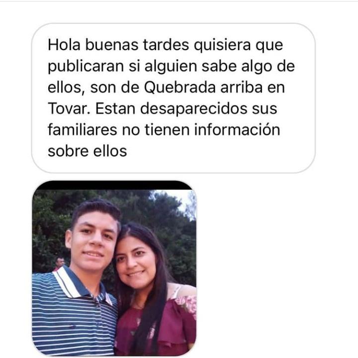 parisperiodista's tweet photo. #24agos #Mérida Familiares buscan a Flor Leal Arellano, y su hijo Jesús de 15 años son de Quebrada Arriba en el municipio #Tovar #SOS https://t.co/Qe4PAJd9bL