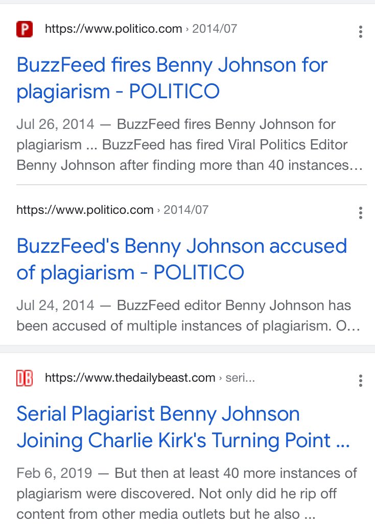 HopeIzbak's tweet photo. @bennyjohnson Maybe trying to pass off other people’s work as your own was a bad idea https://t.co/PeREYUYlXM