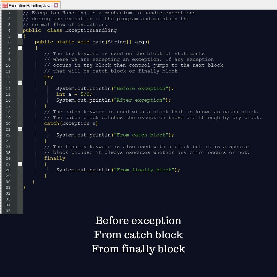 GoalJava's tweet image. Want to read it in detail then click on link: javagoal.com/exception-hand…
#javadeveloper
#android
#javacode
#codinglife
#Coding
#devcommunity
#CodeNewbie
#CodeNewbies
#WomenWhoCode