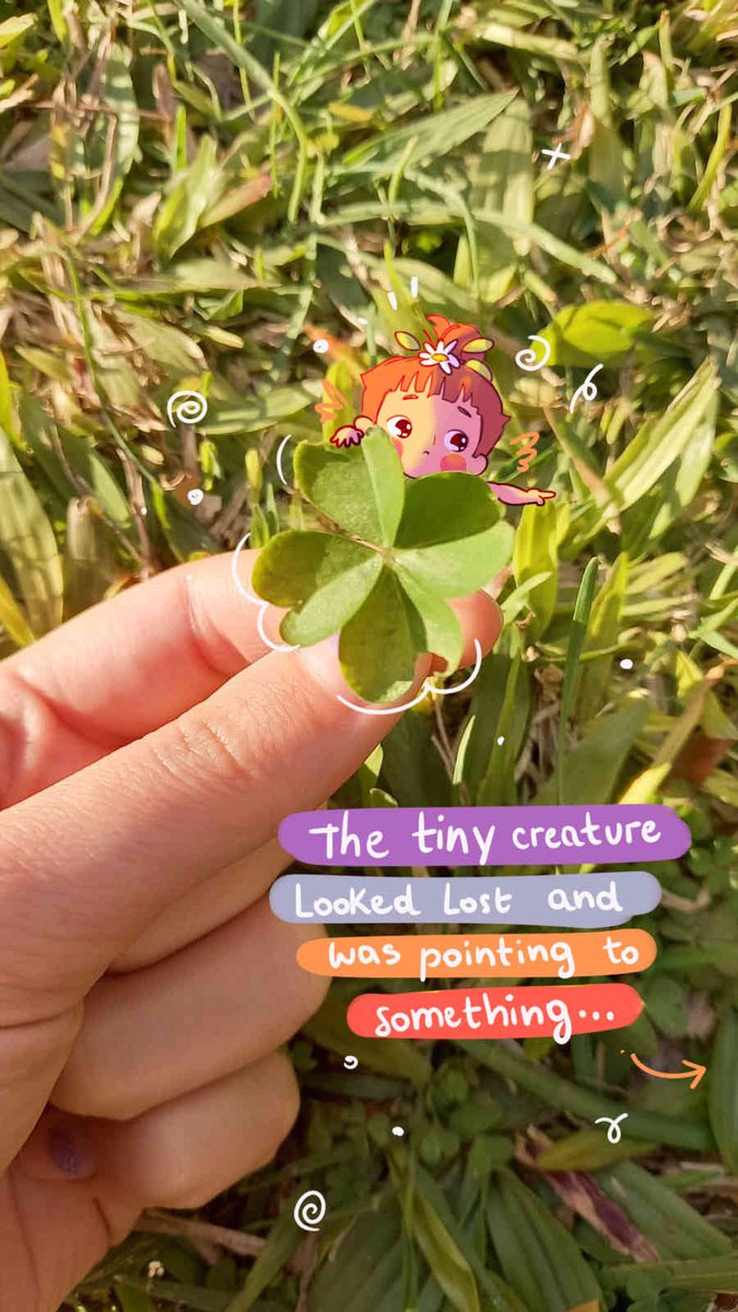 a tiny story 🌱🍀🌸🍓 (1/3)