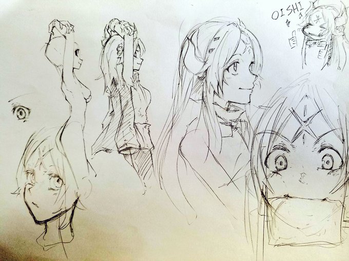 今日の練習。
エクレシアちゃん。 