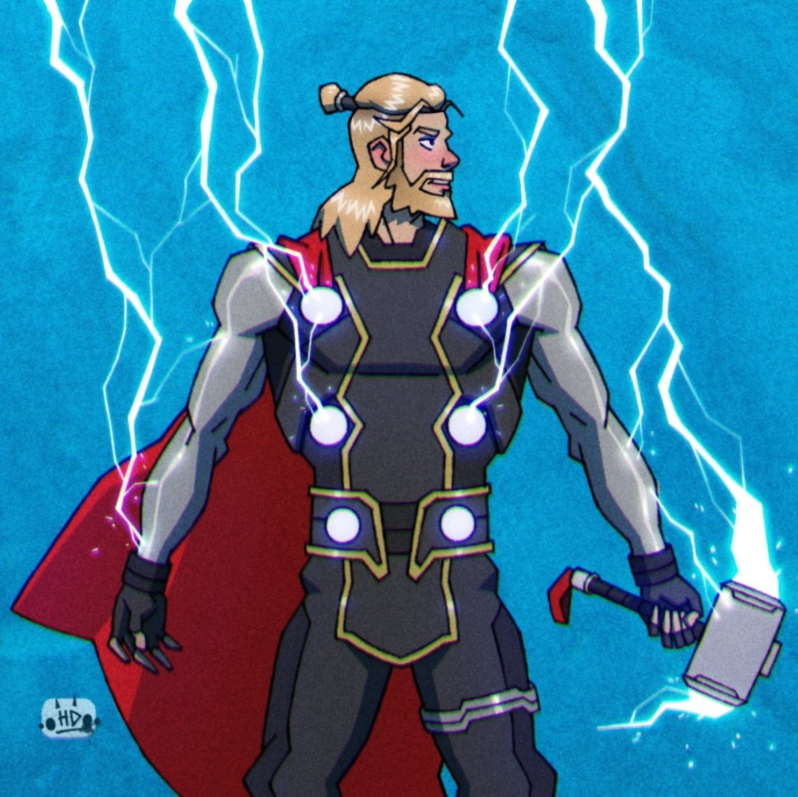 - Thor -
.
Redesigned Thor's suit for fun.
.
I know I know, the 