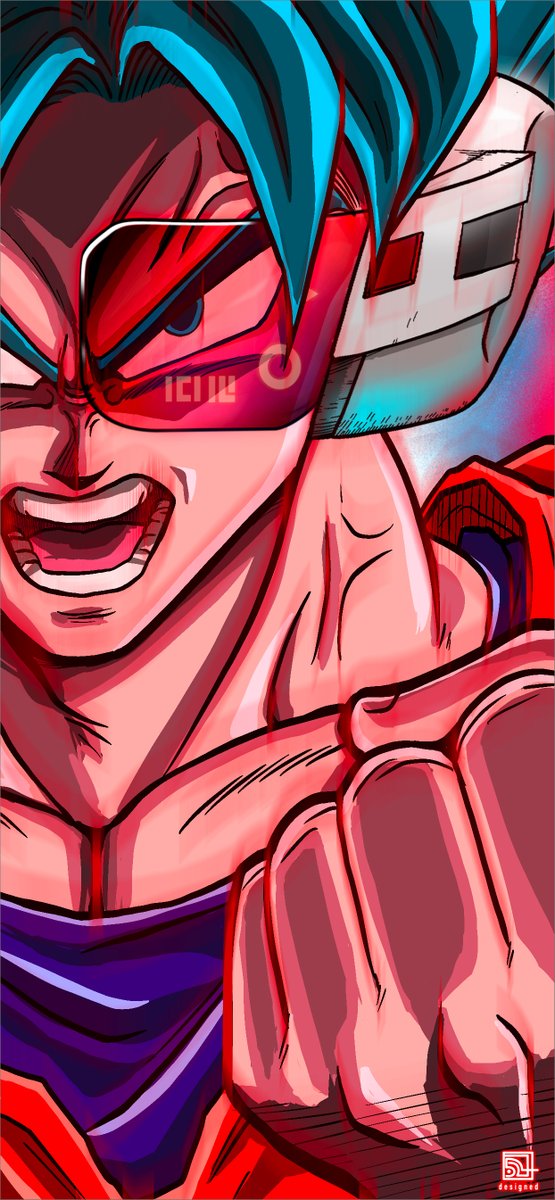 ドラゴンボール「悟空ブルー界王拳

#悟空ブルー界王拳
#ssgssgokukaioken
#ス」|NICOのイラスト