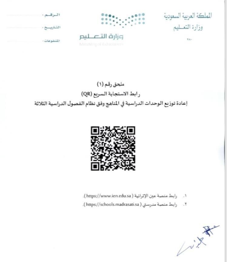 Latifh_dleehan's tweet photo. 📌 الرابط الوزاري المعتمد لتوزيع المناهج وفق نظام الفصول الدراسية الثلاثة. 
▪️الرابط يحدث دورياً. 
https://t.co/2oi7kVbXzq https://t.co/eOZkvqAoJl