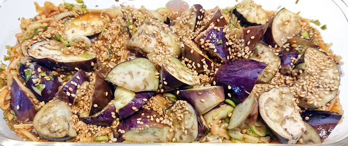 つい作ってしまった

旨辛ネギダレ漬けの茄子 