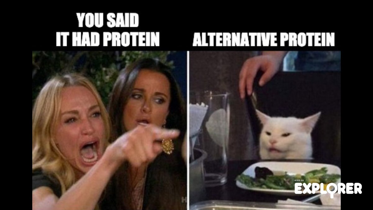What’s the difference between eating #beef &amp; #insects?

#Mealworms don’t need liters of #water or kgs of #food, they can get it from #foodwaste, #environmentallyfriendly.💚

Read more about #eatinginsects here: bit.ly/EdibleInsectsL…!🐛
#alternativeprotein #memesdaily #Memes