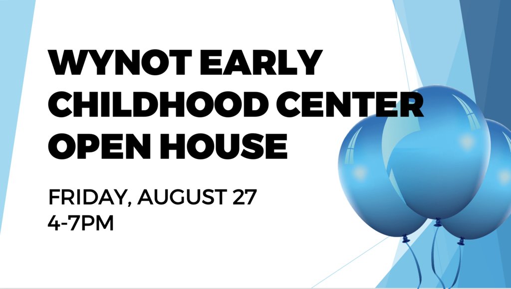 Join us this Friday from 4-7 for an open house right before the football game to celebrate the opening of the Wynot Early Childhood Center!