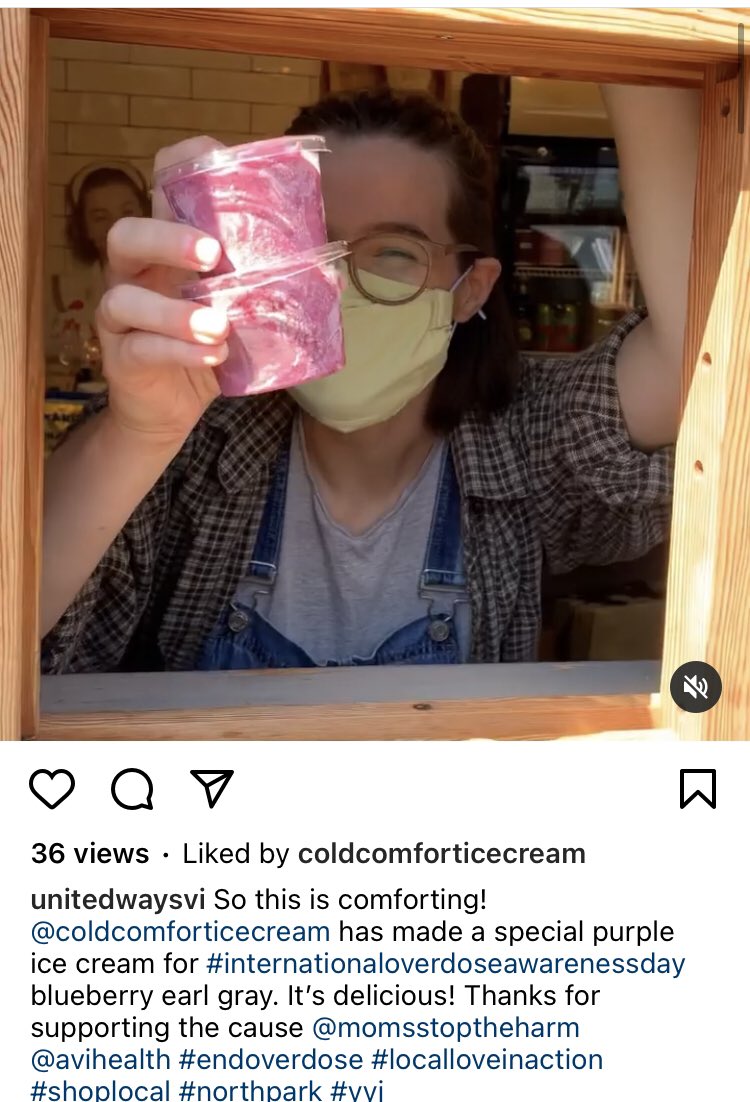 SAFER (@safervic) on Twitter photo Ice cream for a cause-- go grab some Cold Comfort and support <a href="/momsstoptheharm/">momsstoptheharm</a> as we lead up to International Overdose Awareness Day on August 31.
An online vigil is also planned for Aug 31, 6:30pm: facebook.com/events/s/candl…
#IOAD2021 #YYJ Ice cream for a cause-- go grab some Cold Comfort and support <a href="/momsstoptheharm/">momsstoptheharm</a> as we lead up to International Overdose Awareness Day on August 31.
An online vigil is also planned for Aug 31, 6:30pm: facebook.com/events/s/candl…
#IOAD2021 #YYJ