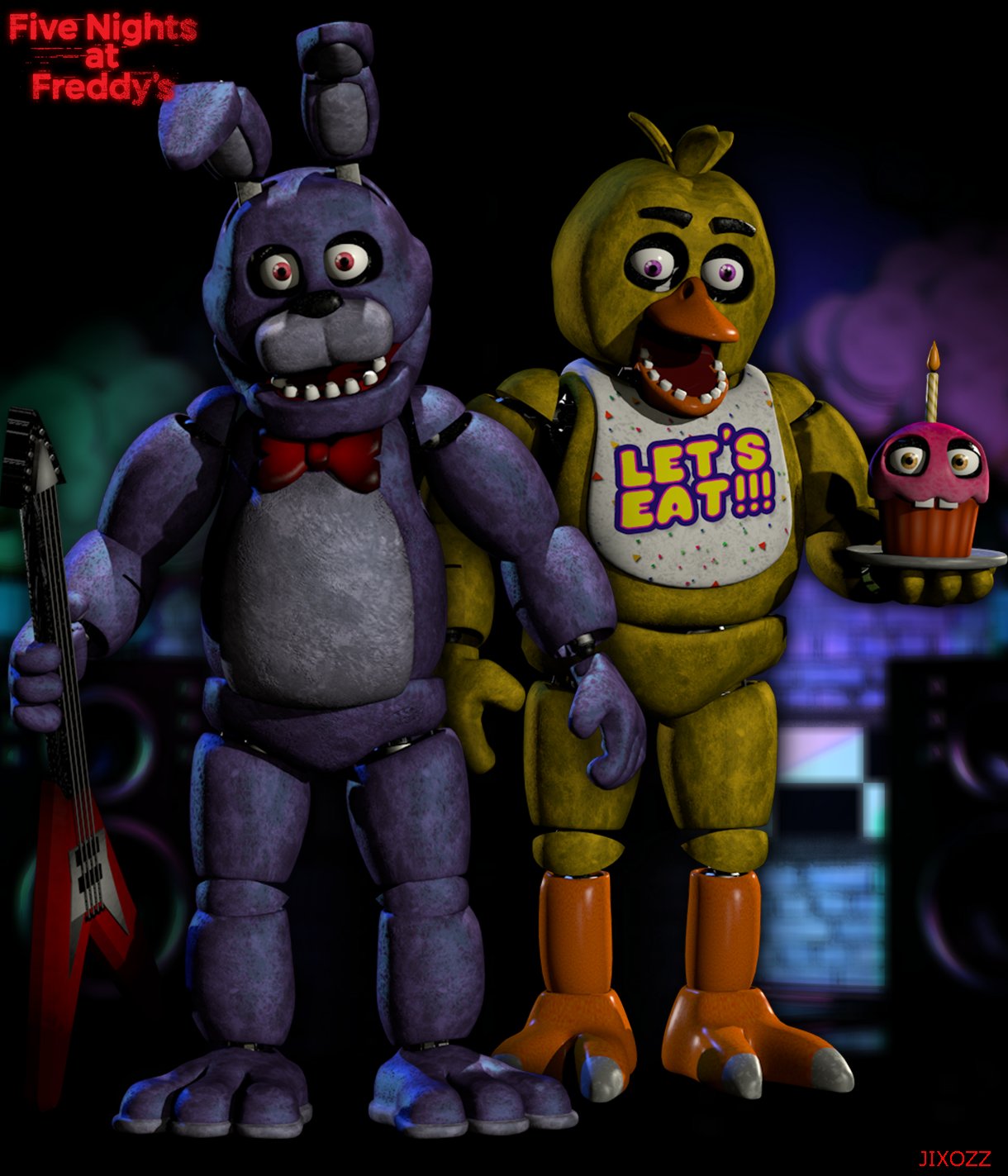 Not Cucumber 🥒 on X: Teaser for my FNaF1 remake. FNaF equals sign. It is obviously better than FNaF Plus, since the characters in it are not just not exaggeratedly scary, they