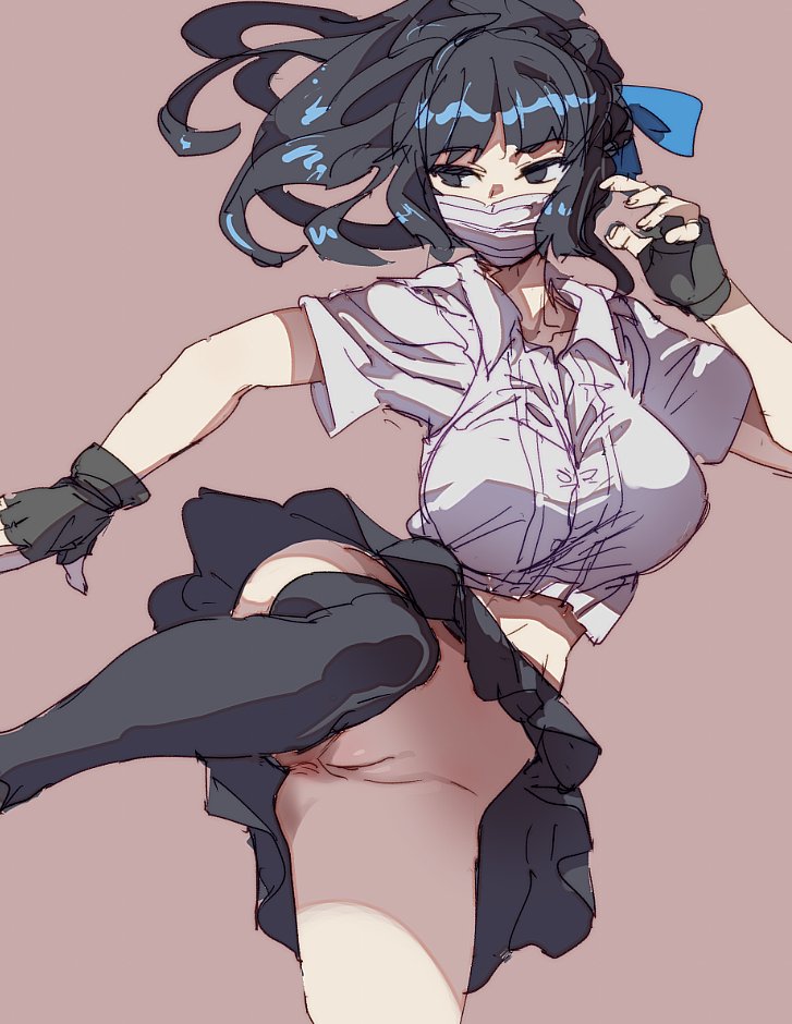 ちゃんとつけました (マスク 