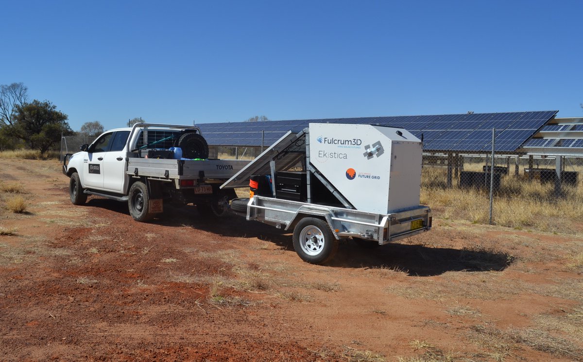 Future Grid has installed a SODAR meteorological instrument at the DKA Solar Centre. It will measure wind speeds up to 100m above ground level. The data will help assess the viability of wind power to complement the region's strong solar resource. 
#AliceSpringsFutureGrid #wind