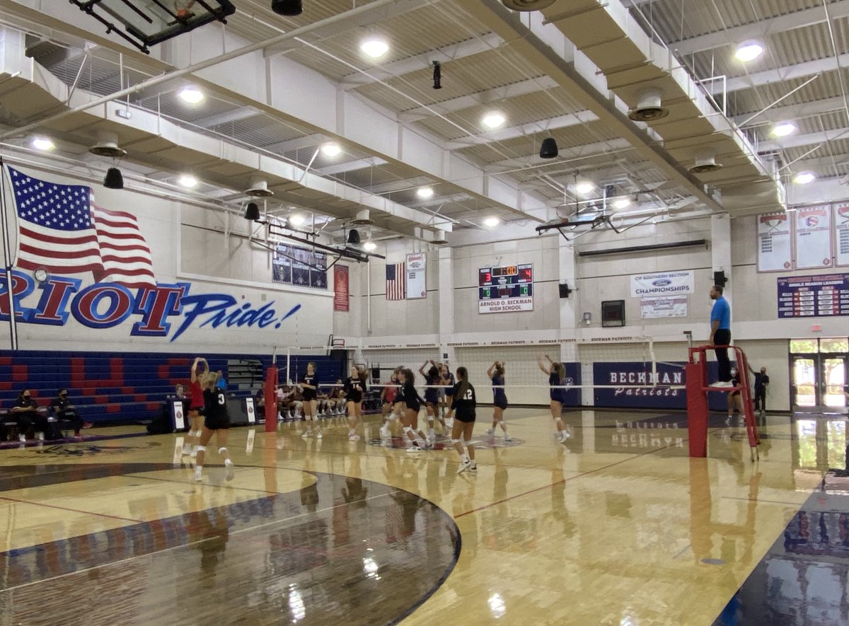 Good to have girls volleyball back in the gym!