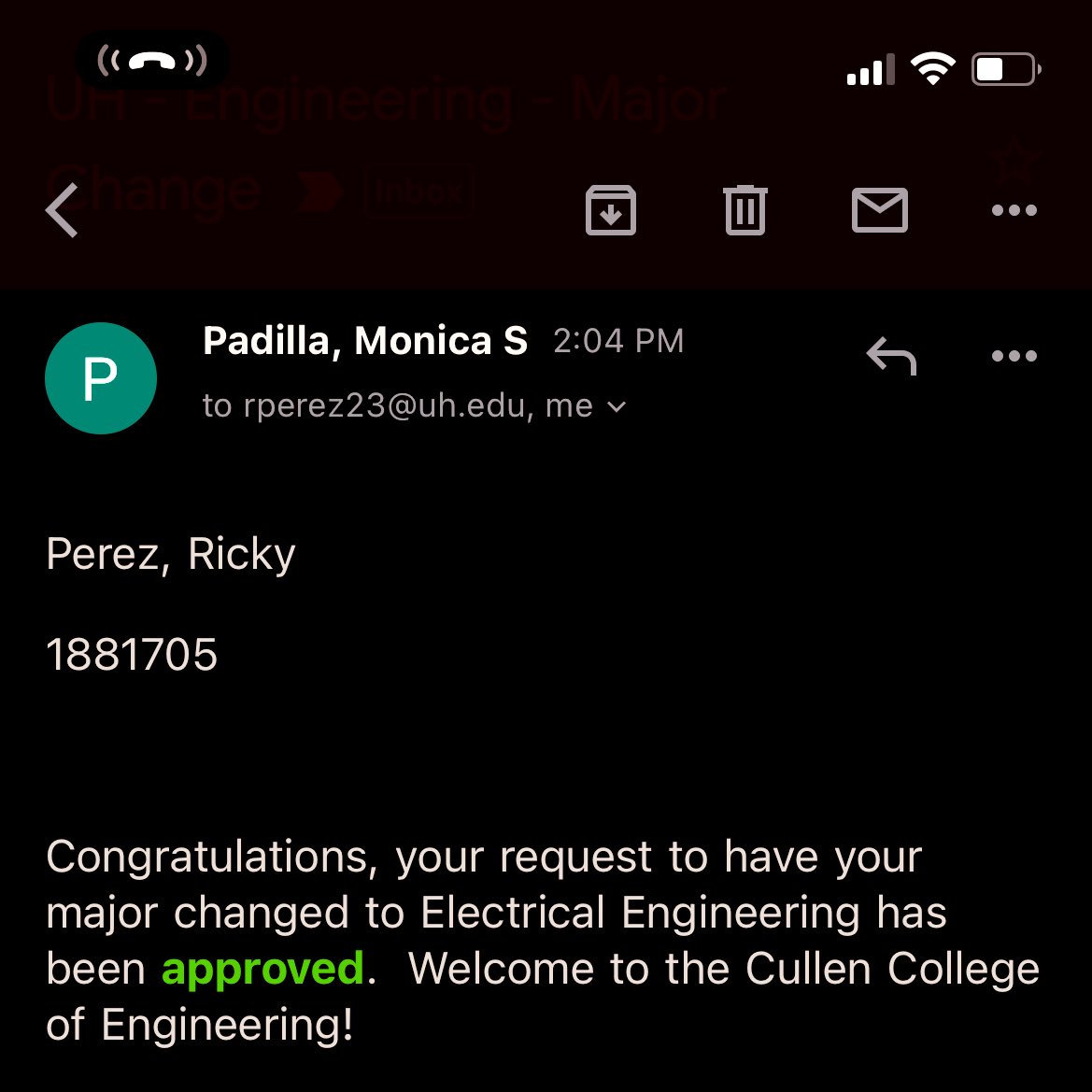 officially in the Cullen College of Engineering @ the University of Houston! 🙏🥲 #futureengineer