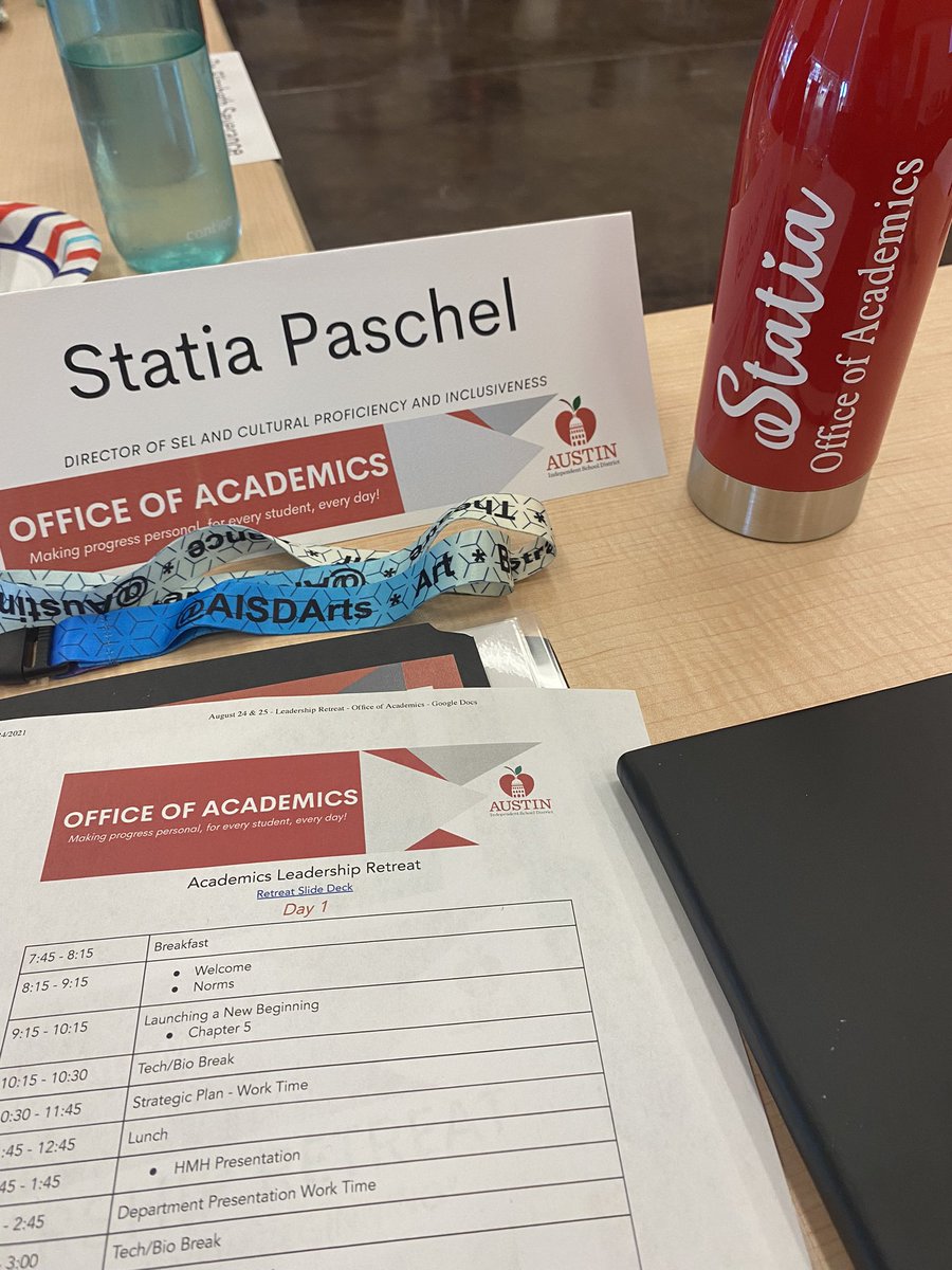 Mocha_Minds's tweet photo. Day 1 of the @AustinISD Office of Academics Leadership Retreat was informative, productive and uplifting. Collaboration takes intentionality and innovation. We are sewing together systems of support 😉 #SEWSS https://t.co/j01lHmPvPj