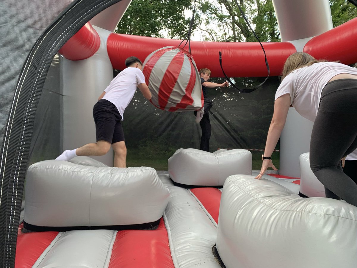 hawkfestkent's tweet photo. Staff had an amazing little break on Sunday to go on our inflatables and have a good time! #festival #hawkfest #hawkfest21 #trending #trends #music https://t.co/s5c438hVCZ