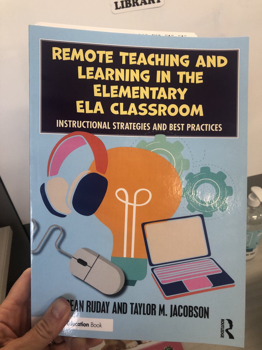 My book arrived! Thank you @SeanRuday. I’ll be reading from beginning to end very soon! @RoutledgeEOE @longwoodu #RemoteTeaching