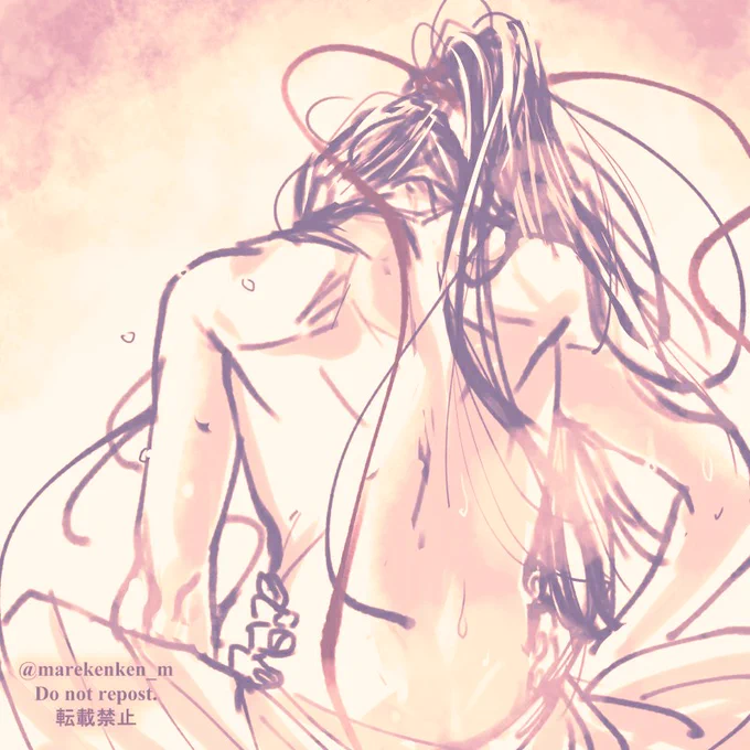 朝のらくがき。忘羨。
#魔道祖師 #魔道祖师 #MDZS 