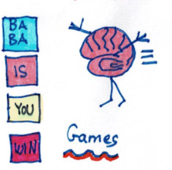 Linkums's tweet photo. #JankBrain and #BabaIsYou made an appearance on the hand-drawn birthday card from my wife this year. https://t.co/8BLa5P9whD