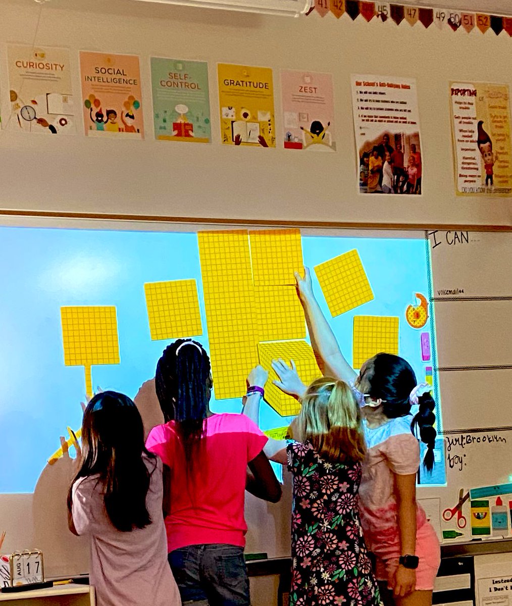 MsRoberson101's tweet photo. Mathematicians hard at work! They loved getting to explore the manipulatives we will be using this year! 
👷‍♀️👷‍♂️🚧🦺
 #riddlestateofmind #riddle #fisd #WeAreONE https://t.co/qVemsKt2sn