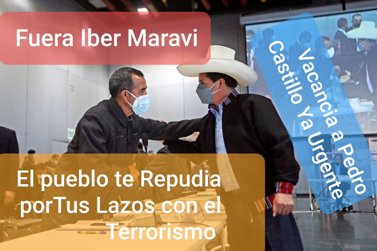 El Ministro de Trabajo Iber Maravi debe dar un paso al costado de gabinete Bellido Urgente por sus actos de apología al terrorismo y fue dirigente del Moradef x CONARE SUTEP #FueraIberMaravi
#VacanciaPedroCastilloYa