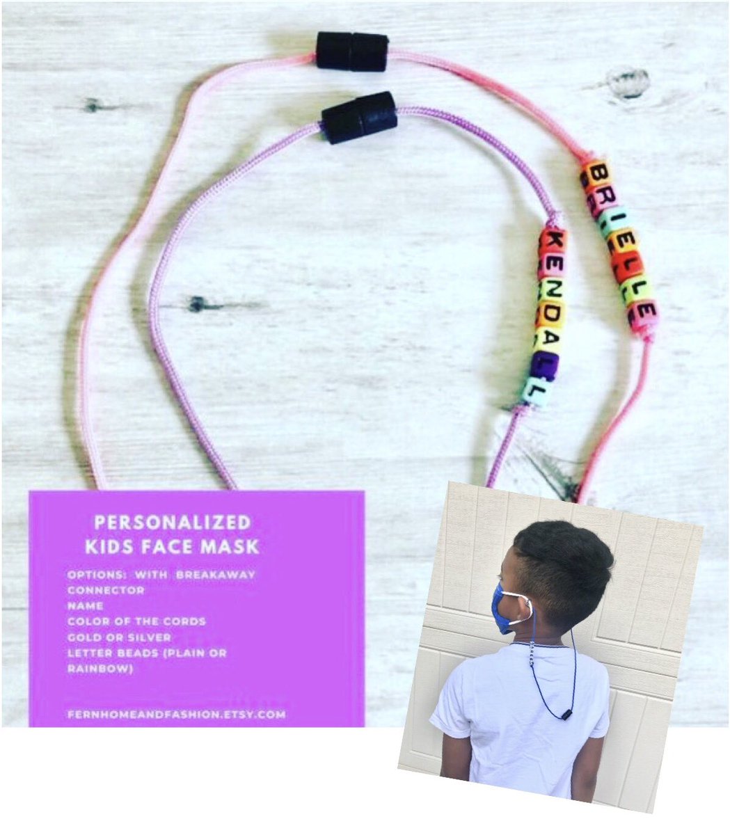 fernh_f's tweet photo. If your kiddos wear #facemask at school. I have the sanitary solution to hold the mask when they’re not wearing it. Personalized Mask Lanyards 
#COVID19 #schoolreopening #Corona #lanyards #school #DeltaVariant #coronavirus https://t.co/WziU2NzIER