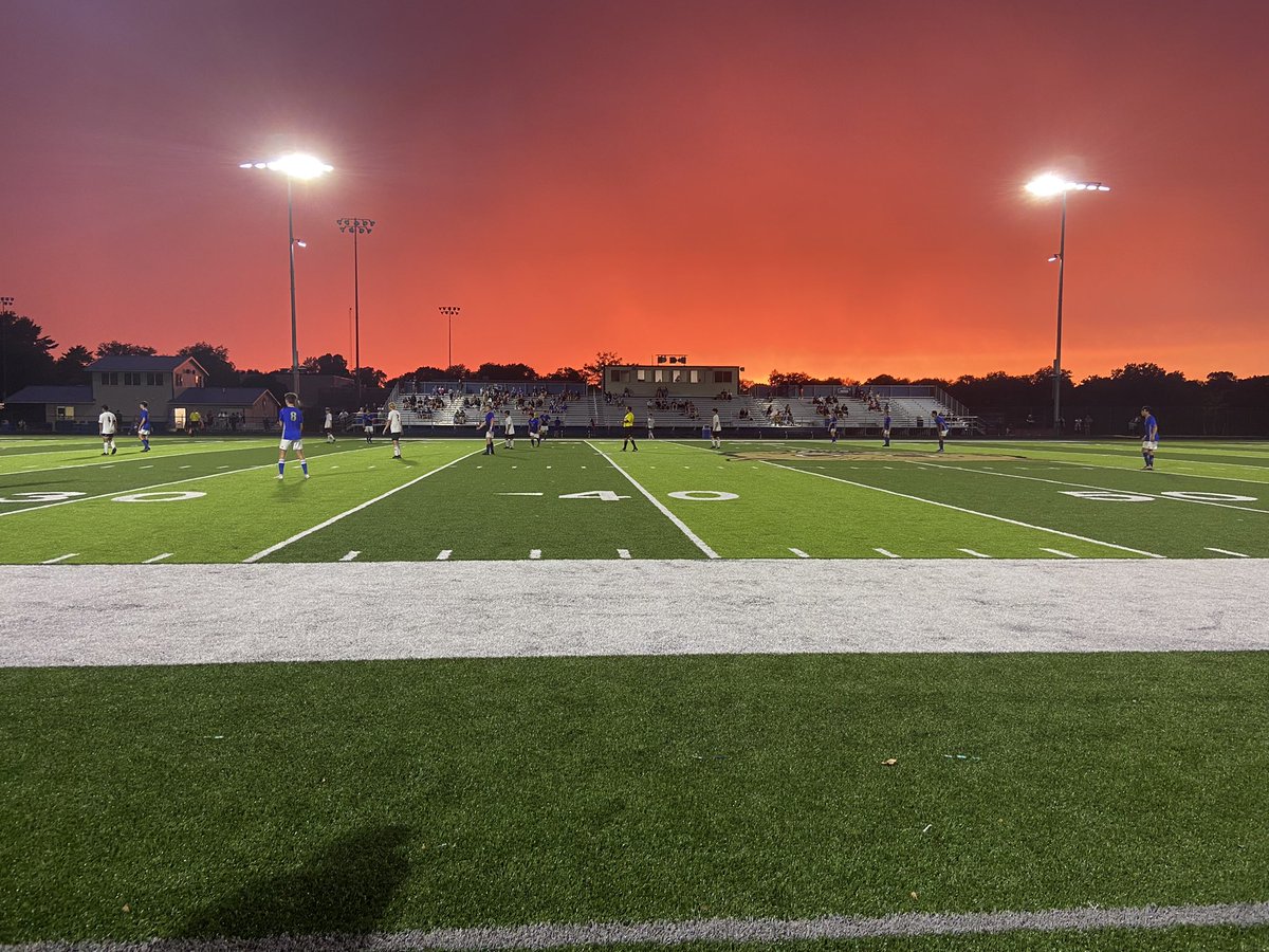 Couldn’t ask for a better night for a soccer game at L-Cat Stadium! #LCatPride