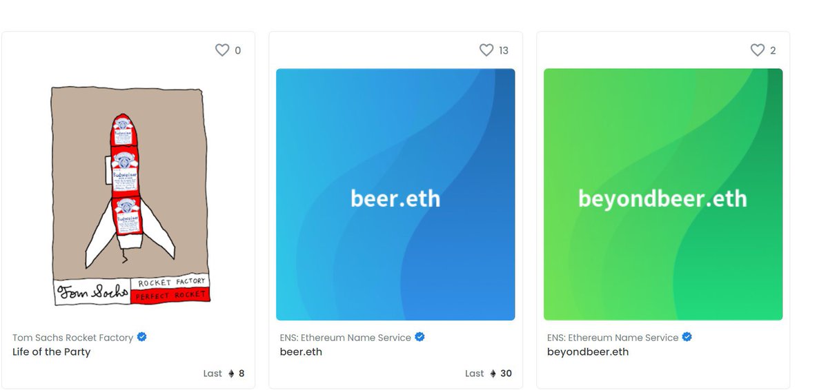 dGenNetwork's tweet image. Budweiser paid 30 ETH for Beer.eth. That’s almost $100,000. There’s some symbolism to them flexing a rocket from @tsrocketfactory. It’s happening, everyone. 🚀