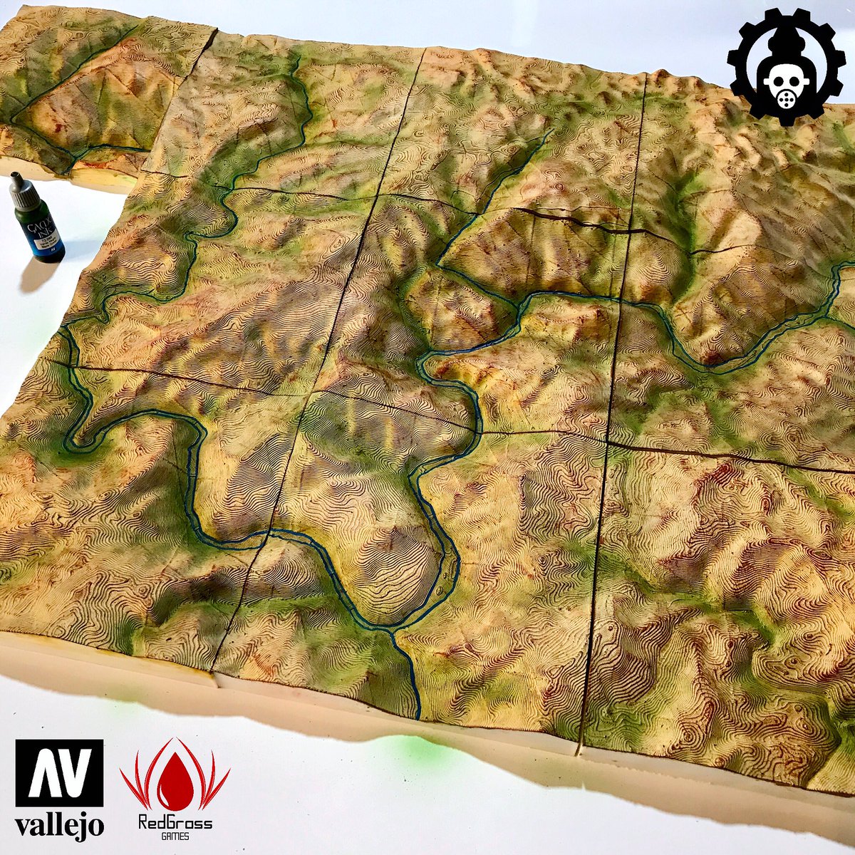 don_suratos's tweet photo. π΄ Finished another MAP commissioned by our π΅ππ΅ππ΅π ARMY!
This time a "topographic" render that shows actual elevation of the land.
#philippinesπ΅π #philippines #philippinemap #acrylicpainting #supportlocalph #supportlocal #alwaysvallejo #vallejopaints #redgrassgames https://t.co/LeWotzXh5V