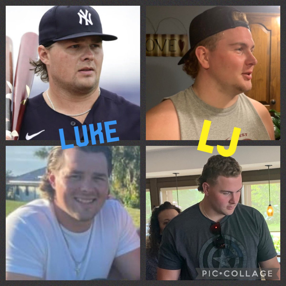 Ok Twitter. Let’s hear it. I’ve been told that my oldest looks like @LukeVoit what do ya think