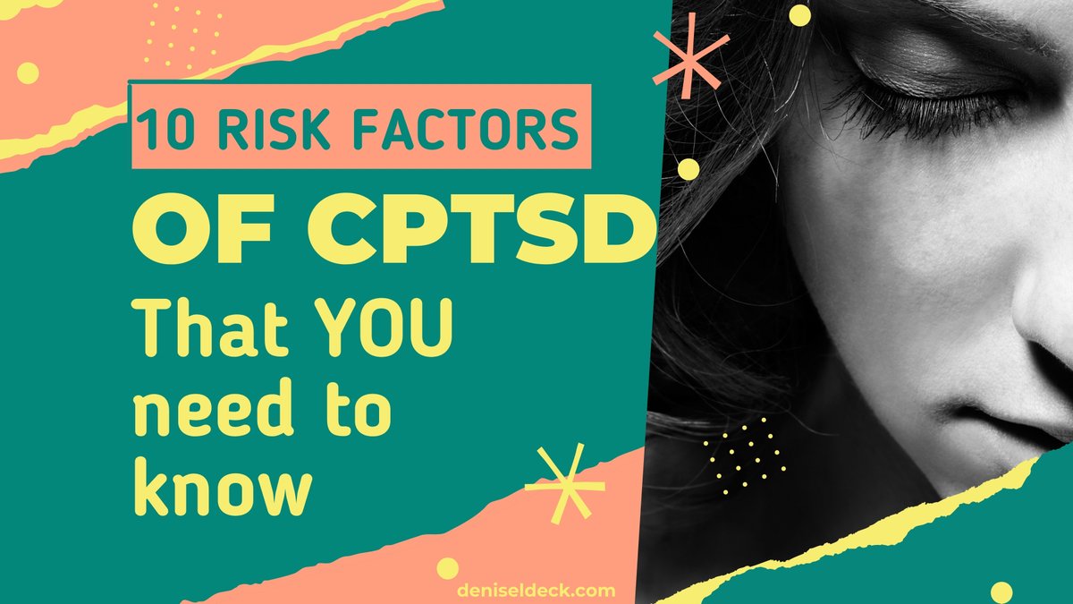 DeniseLDeck's tweet photo. 19 Risk Factors Of CPTSD that You need to know!
Click Here>>>> https://t.co/QwQrWhSeLM https://t.co/MZr4NBaLiw